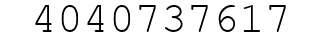Number 4040737617.