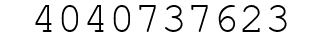 Number 4040737623.