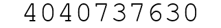 Number 4040737630.