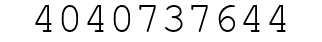 Number 4040737644.