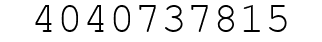Number 4040737815.