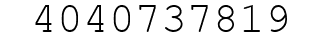 Number 4040737819.