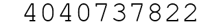 Number 4040737822.