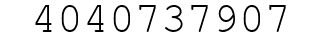 Number 4040737907.