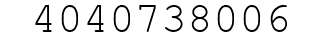 Number 4040738006.