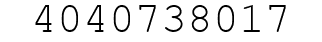 Number 4040738017.