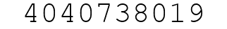 Number 4040738019.