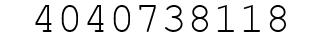 Number 4040738118.