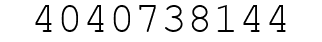 Number 4040738144.