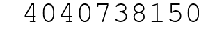 Number 4040738150.