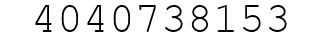 Number 4040738153.