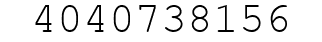Number 4040738156.