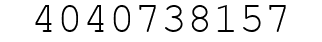 Number 4040738157.