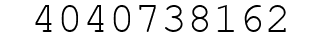 Number 4040738162.