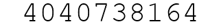 Number 4040738164.