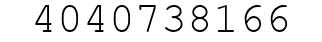 Number 4040738166.