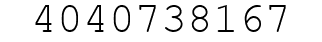 Number 4040738167.