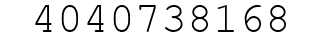 Number 4040738168.