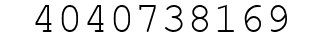 Number 4040738169.