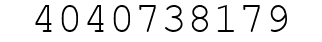 Number 4040738179.