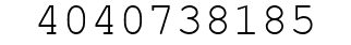 Number 4040738185.