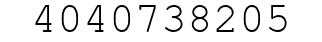 Number 4040738205.