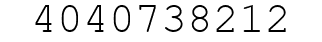 Number 4040738212.