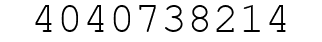 Number 4040738214.