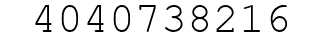 Number 4040738216.