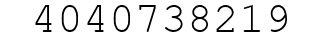 Number 4040738219.