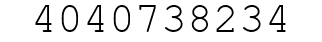 Number 4040738234.