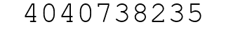 Number 4040738235.