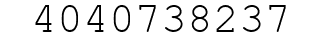 Number 4040738237.
