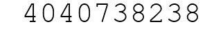 Number 4040738238.