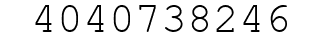 Number 4040738246.