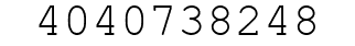 Number 4040738248.