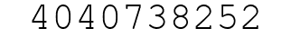 Number 4040738252.