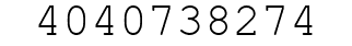 Number 4040738274.