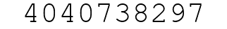 Number 4040738297.