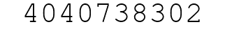 Number 4040738302.