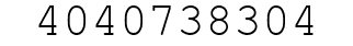 Number 4040738304.