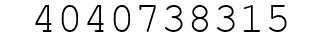 Number 4040738315.