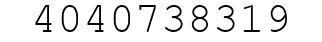 Number 4040738319.