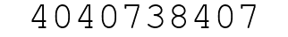 Number 4040738407.