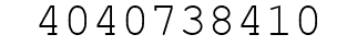 Number 4040738410.