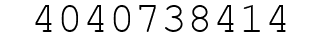 Number 4040738414.