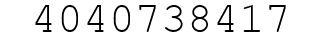 Number 4040738417.
