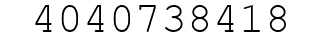 Number 4040738418.