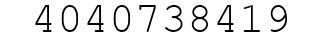 Number 4040738419.