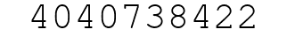 Number 4040738422.
